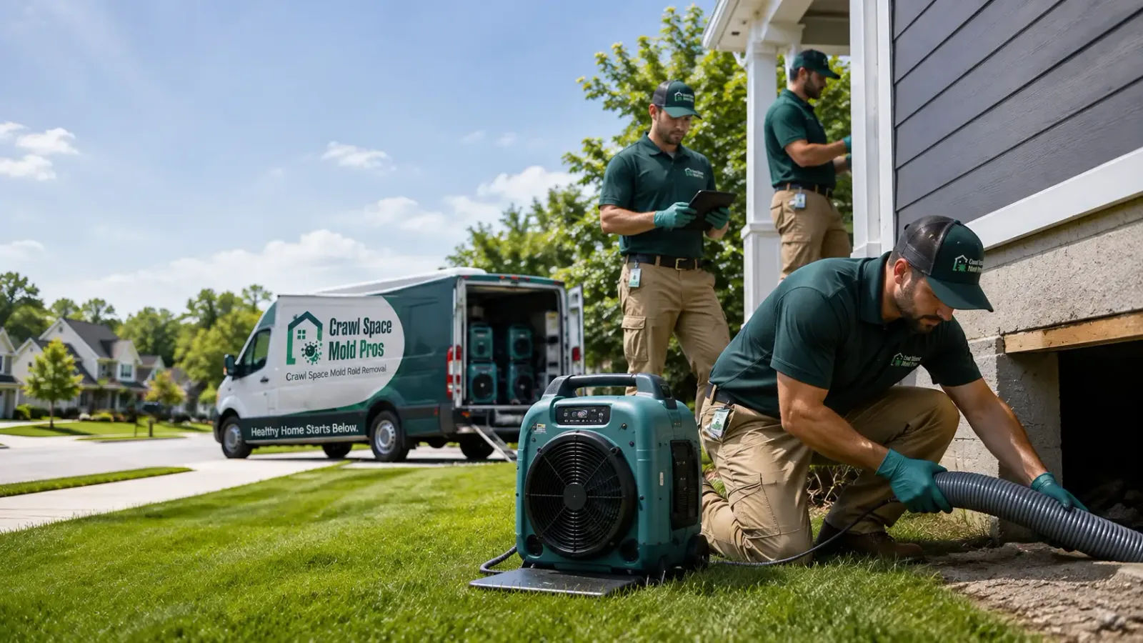 Crawl Space Mold Removal in Malverne, NY